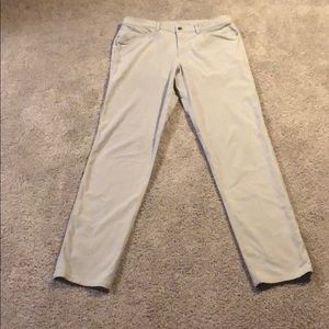 Lululemon 34 Tall Light Gray ABC Pant
